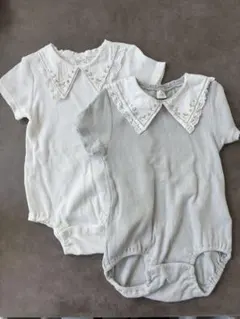 ロンパース 2点セット 襟付き