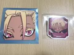 ブルーロック　士道　スマイルベースカフェ　コースター　ステッカー