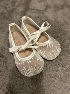 ベビー シューズ ホワイト 結婚式 13cm