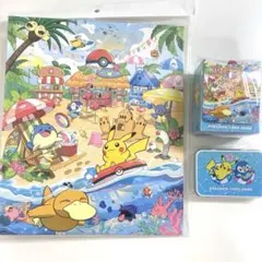 ポケモン　韓国　サマーデイズ　ポケカ　サプライ　バインダー　ケース　セット　釜山のサムネイル