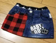 値下げ☆BABYDOLL☆デニムスカート(90cm)