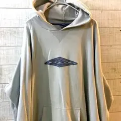 90s Umbro パーカー 3XLグレー ビンテージ vintage古着
