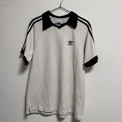adidas 半袖 ポロシャツ ワッフル ホワイト アイボリー Tシャツ