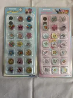 サンリオキャラクターおはじきシール2セット