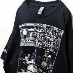 ギルダン シャーロットフットボールクラブデカロゴ Tシャツブラック黒XL古着