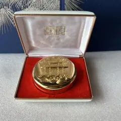 叙勲受章記念 朱肉入れ 24K GP ゴールド - メルカリ