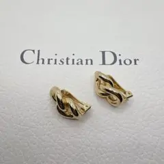 クリスチャンディオール　DIOR　 ロゴ ゴールド　イヤリング　レディースのサムネイル