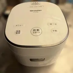 シャープ 炊飯器 KS-C5E2-W 3合炊き - メルカリ