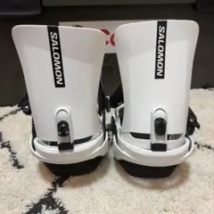 SALOMON スノーボードビンディング ホワイト