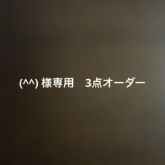 (^^) 様専用　3点　オーダー　Mサイズ