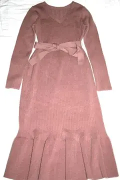 ♡♡♡LILY BROWNリリーブラウン【ロング マーメイド ニットワンピース】