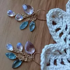 615/14kgf訳アリブルームーン・アクアマリン・ピンクアメジストチャーム