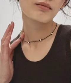 TODAYFUL Cord Pearl Choker コードパールチョーカー - メルカリ
