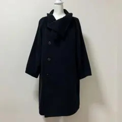 ソマリ　ブラック　コート　ゆったり　冬　素敵　大人　ナチュラル