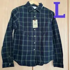 FINAL DECISION タータンチェック柄 長袖シャツ Lサイズ⭐️未使用