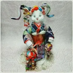 創作人形 縮緬細工 和風インテリア - メルカリ