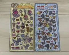 トムとジェリー　うるちゅるポップシール　プチドロップステッカー　２点