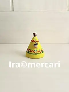 【オークション】インディアンテント　ティピー　フェーブ　フェーヴ　フランス製陶器