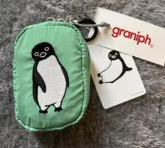 完売品 グラニフ×ペンギン スクエアボックスポーチ　さかざきちはる