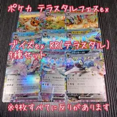 【訳あり】ポケカ イーブイex RR 他計9枚 テラスタルフェスex【匿名配送】