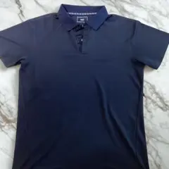 ネイビー ポロシャツ サイズ5 ロゴ入り