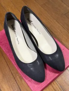 オリエンタルトラフィック 黒 ブラック パンプス 5センチヒール