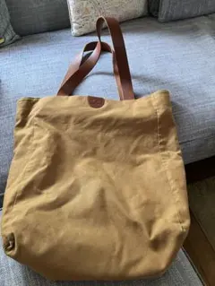 IL BISONTEイルビゾンテ キャンバス レザー トートバッグ　ユニセックス