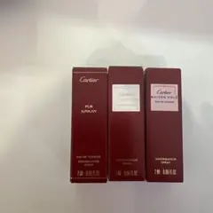 Cartier 香水 サンプル 3種セット - メルカリ