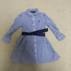 ラルフローレン 3T ワンピース ストライプ