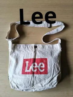 Lee ロゴ入りショルダーバッグ ベージュのサムネイル