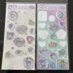すりガラス風シール MXロリータベビー ユニコーン 2枚セット おすそ分け