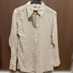 UNIQLO U ストライプ 長袖シャツ S