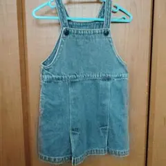 COMME CA ISM デニムジャンバースカート 90