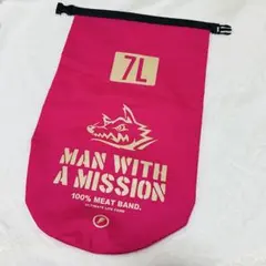 MAN WITH A MISSION バッグ 7L ピンク　グッズ　マンウィズ