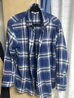 JW ANDERSON ユニクロ ネルシャツ L　ブルー