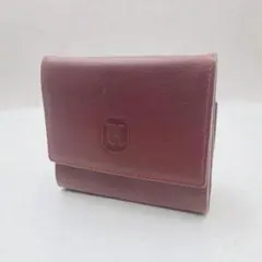 カストリア 三つ折り財布 ワイン 小銭入れ レディース メンズ 小物