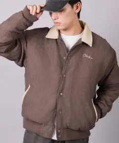 FUNALIVE ファンアライブコーデュロイジャケット中綿ブラウン フリーサイズ