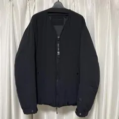 ADAM ET ROPE ブラック ノーカラー ダウンジャケット L