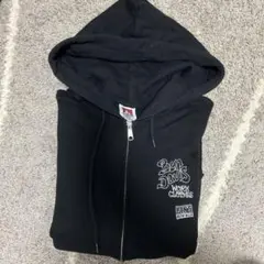 再出品ですBen Davis ブラック ジップアップパーカー