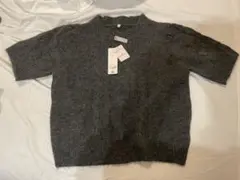 半袖ニット　グレー coca