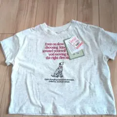 新品 ダルメシアン 刺繍 Tシャツ 110cm　cyocobiコラボ　ちょこび