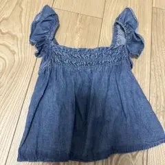 Baby GAP デニム　フリルタンクトップのサムネイル