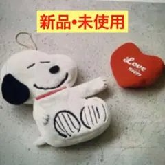 スヌーピーのふわふわｗポーチ（新品•未開封）