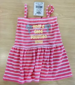 ANAPkids ピンク　ボーダー　ワンピースのサムネイル