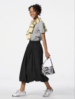 【新品未使用】GU バブルヘムミディスカート