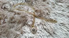 ニナリッチ ビンテージ ゴールド ラインストーン