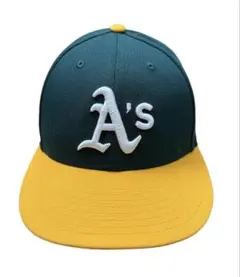 New Era A's ベースボールキャップ 59FIFTY