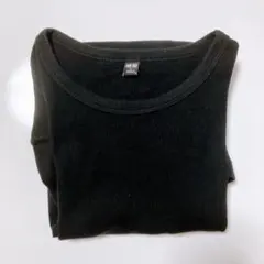 UNIQLO ブラック 長袖 Tシャツ M