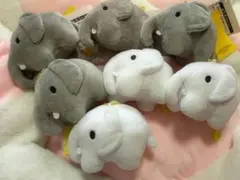 ブルーナアニマルぬいぐるみ　マスコット　ゾウ