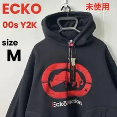 00s ECKO エコー ビッグロゴ パーカー フーディー M 未使用 Y2K